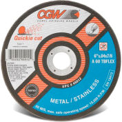 CGW Abrasives 45012 Cut-Off Wheel 6" x 7/8" 60 Grit Type 1 Zirconia Aluminium Oxide - Pkg Qty 25