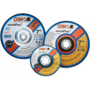 CGW Abrasives 35625 Depressed Center Wheel 4-1/2" x 1/4" x 5/8 - 11 T27 24 Grit Zirconia Alum. Oxide - Pkg Qty 10