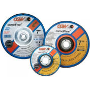 CGW Abrasives 35625 Depressed Center Wheel 4-1/2" x 1/4" x 5/8 - 11 T27 24 Grit Zirconia Alum. Oxide - Pkg Qty 10