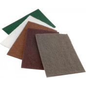 CGW abrasifs 36283 Non tissé main Pads 6 "x 9 » papier à grain très fin d’oxyde d’aluminium, qté par paquet : 20