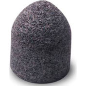 GCW abrasifs cône rond Astuce 1-1/2 "x 3" - 3/8-24 Shank, 16, rose, qté par paquet : 10