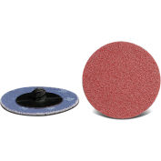 CGW Abrasives 59525 Quick Change 2-Ply Discs, 2" 36 Grit Aluminum Oxide - Pkg Qty 50