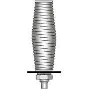 Chrome Plated Heavy Duty Spring Mount for Lighted Flagstaffs up to 8 ft.
