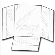 Peel & Stick Literature Pockets, Flat, 8-5/8"W X 7"H X 1-1/4"D - Pkg Qty 25