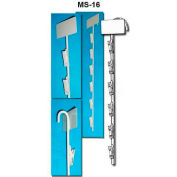 Merchandising des bandes, Stations de 6, 15-1/2" L en métal, qté par paquet : 50