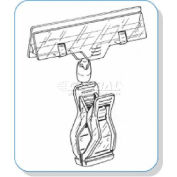 Clip de Roto Jumbo porte-affiche, 3-1/8" W X 4-1/4 » H O.D., qté par paquet : 25