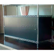 Chadko™ Ensemble d’armoire, porte coulissante, 30 po L x 18 po P x 18 po H, bleu