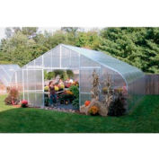 Serre Solar Star avec extrémités en polycarbonate et côtés rabattables, 30 x 12 x 72