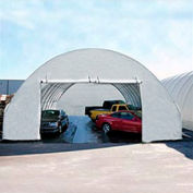 Standard 20'W Zippered End Panel - White for Econoline buildings