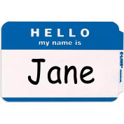 C-Line Products Pressu sensible Badges, HELLO mon nom est, Bleu, 3-1/2 » x 2-1/4 » 100/BX, 10 BX/Set