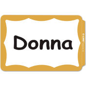 C-Line Products Pressure Sensitive Badges, Border, Gold, 3-1/2 » x 2-1/4 », 100/BX (Ensemble de 10 BX)