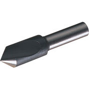 Chicago-Latrobe 209SF Série 1/2 HSS Oxyde de vapeur 82 degrés Angle 1-Flûte Countersink 1/2x1/4x2, qté par paquet : 6