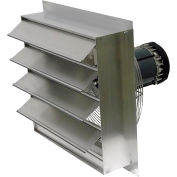 Ventilateur canarm® AX Series 16 » monté sur obturateur, 1/15 HP, 1450 RPM