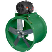 Canarm 48" trois Phase actionnement par courroie Tube conduit Axial Fan BTA48T30300M 3HP, 25790 CFM