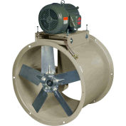 Canarm 60"Single Phase Belt Drive Tube Axial Duct Fan HTA60T11000 10HP, 59420 CFM