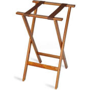 Plat de support de plateau en bois, 18-1/2 "x 17" haut x 30" haut, 2-1/4" noirs sangles, (Pack simple)