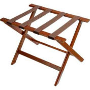 Sangles de luxe porte-bagages Flat Top du bois, chêne foncé, brun Pack 1