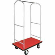 CSL Economy Bellman Cart Argent Métallisé, Tapis Rouge, Pare-chocs Noir, Polyuréthane 6 »