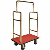 CSL HD Square Bellman Cart Titanium, Red Carpet, Black Bumper