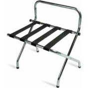 Porte-bagage arrière élevé de Zinc à bretelles noirs, Pack 6, qté par paquet : 6
