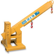 Contrx Pivot Boom Forklift Jib-Lift Crane, 24" On-Center Fork Pockets, 4000 Lbs. Capacity