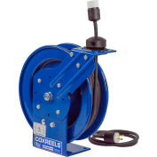 Coxreels PC13-5012-A alimentation cordon printemps Rewind Reel : Simple prise de courant industrielle, 50' cordon, 12 AWG