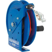 Bobine de câble à manivelle, enrouleur à ressort et décharge statique, Coxreels SDH-100, câble en acier inoxydable de 100 pi
