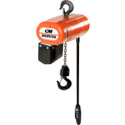 CM® ShopStar 300 Lb Electric Chain Hoist, 10' Lift, 16 FPM, 110V