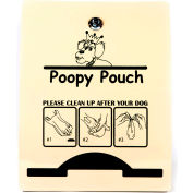 Distributeur de sacs poopy Pouch Express Pour sacs roulés, Beige