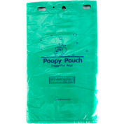 Pochette poopy en-tête des déchets animaux sacs, 12 paquets de 200 sacs/paquet