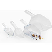 Cal-Mil 1029-3S Classic Scoop 3 Oz. Polycarbonate 2-3/4"W x 1-3/4"D x 8-1/4"H - Pkg Qty 12