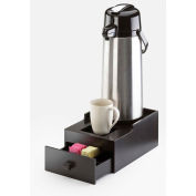 Cal-Mil 1051-1-96 Stand Airpot minuit avec Packet tiroir 8-1/4" W x 13-3/4 « D x 6-1/4" H