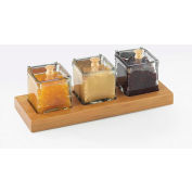 Pot de verre de bambou pour le 1338-60 Cal-Mil titulaire 13" W x 5 « D x 5-1/2" H