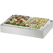 Cal-Mil 1399-55 Cater Choice Stainless Steel Housings 16"W x 24"D x 4-1/4"H