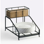 Cal-Mil 1455 fer serviette et plaque affichent 9-1/2" W x 14 H « D x 10"