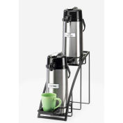 Cal-Mil 1704-13 Mission Style Airpot Stand 8" W x 22 « D x 15 » H noir