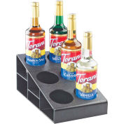 Cal-Mil 2056 Classic 3 Tier Bottle Organizer, 6 Bottles, Black 8-1/2"L x 14-3/4"W x 6-1/4"H
