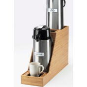 Cal-Mil 360-2-60 bambou double affichage Airpot 7-1/2" W x 23-1/2 « D x 15-1/4" H