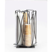 Cal-Mil 369-39 fer rotatif coupe / couvercle Organisateur 8" W x 8 « D x 17-1/2 » H Silver