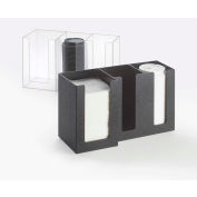 Cal-Mil 375-13 serviette classique et couvercle Organisateur 13-1/4" W x 5-1/4 « D x 8 » H noir