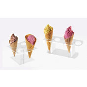 Cal-Mil 398 Cone Holder with Guard 12"L x 4"W x 4-1/2"H - Pkg Qty 4