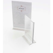 Cal-Mil 512 Classic T-Type Tabletop Cardholder 4"W x 6"H - Pkg Qty 24
