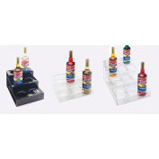 Cal-Mil 677 Bottle Organizer 3 Tier 6 Bottle 9-1/2"L x 12-3/4"W x 6-1/2"H Black