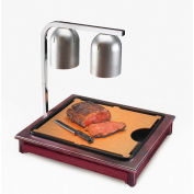Cal-Mil 810-52 coupe-Mate vif sculpture Station W 22" x 18 « D x 4 » H bois foncé