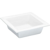 Cal-Mil PP351 large bord carré porcelaine saladier 10" W x 10 « D x 3" H, qté par paquet : 3