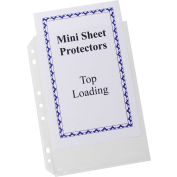 C-Line Products Mini Size Top Loading Poly Sheet Protector, 5,5 » x 8,5 », Heavyweight, Clear, 240/Set