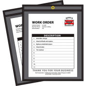 C-Line Products Shop Ticket Holders, Stitched, One Side Clear, 8 1/2 x 11, 25/BX