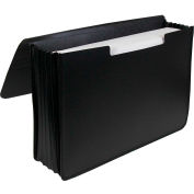 C-Line Products Poly Expanding Document Case, Legal Size, Black - Pkg Qty 2