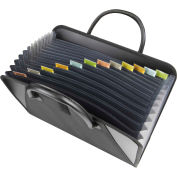 C-Line Products Expanding File with Handles, Black, 1/EA - Pkg Qty 2