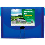 C-Line Products 13-Pocket Letter Size Expanding File, Blue - 12/Set